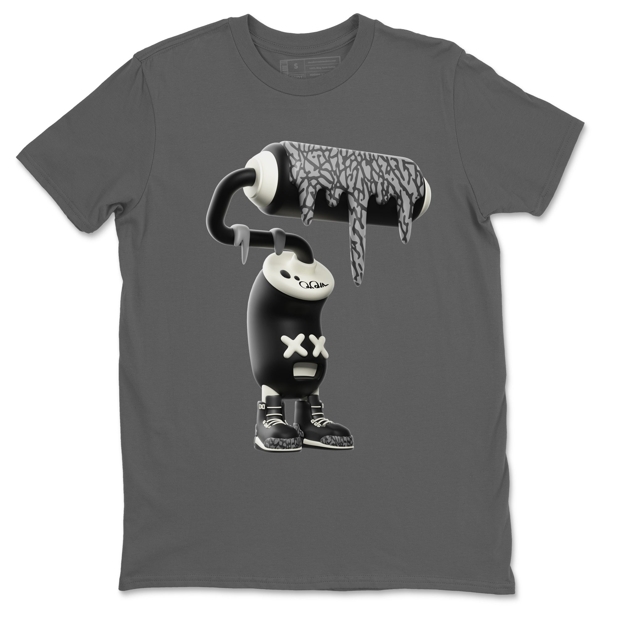 Air Jordan 3 Off Noir shirt to match jordans 3D Paint Roller sneaker tees AJ3 Off Noir SNRT Sneaker Release Tees Unisex Cool Grey 2 T-Shirt