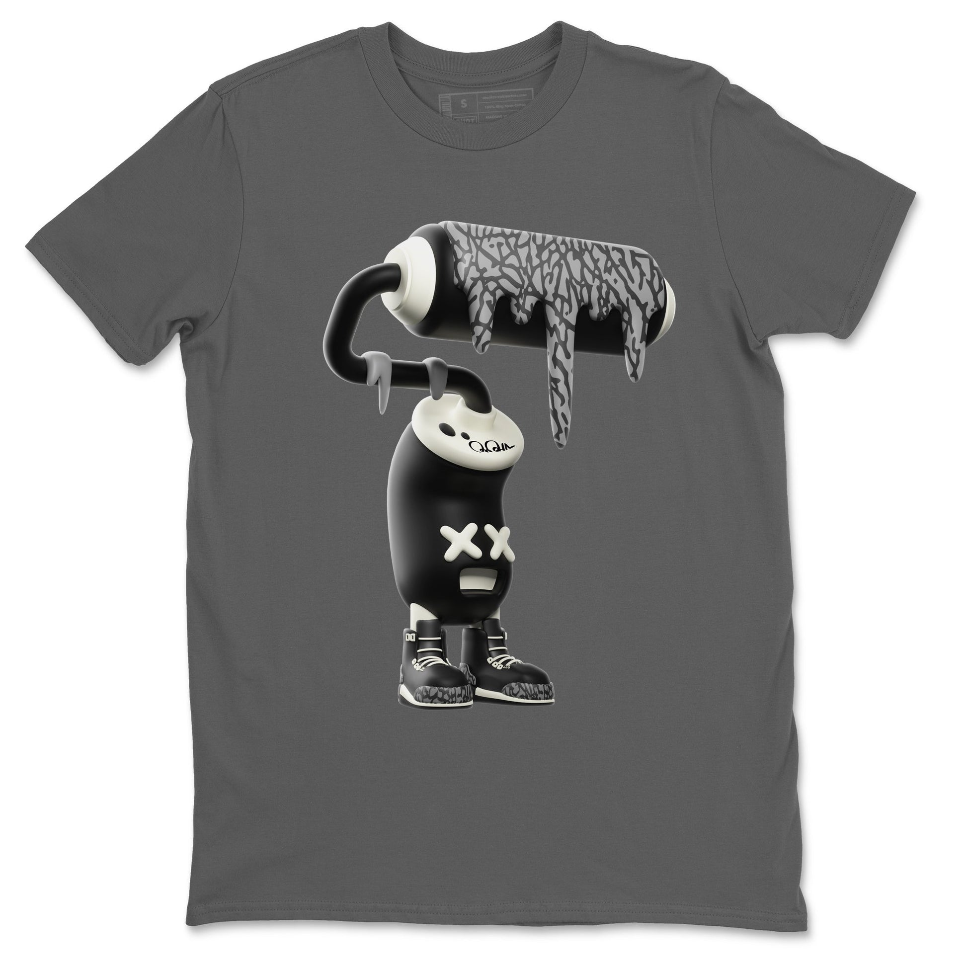 Air Jordan 3 Off Noir shirt to match jordans 3D Paint Roller sneaker tees AJ3 Off Noir SNRT Sneaker Release Tees Unisex Cool Grey 2 T-Shirt