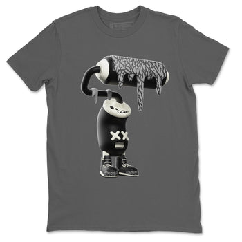 Air Jordan 3 Off Noir shirt to match jordans 3D Paint Roller sneaker tees AJ3 Off Noir SNRT Sneaker Release Tees Unisex Cool Grey 2 T-Shirt