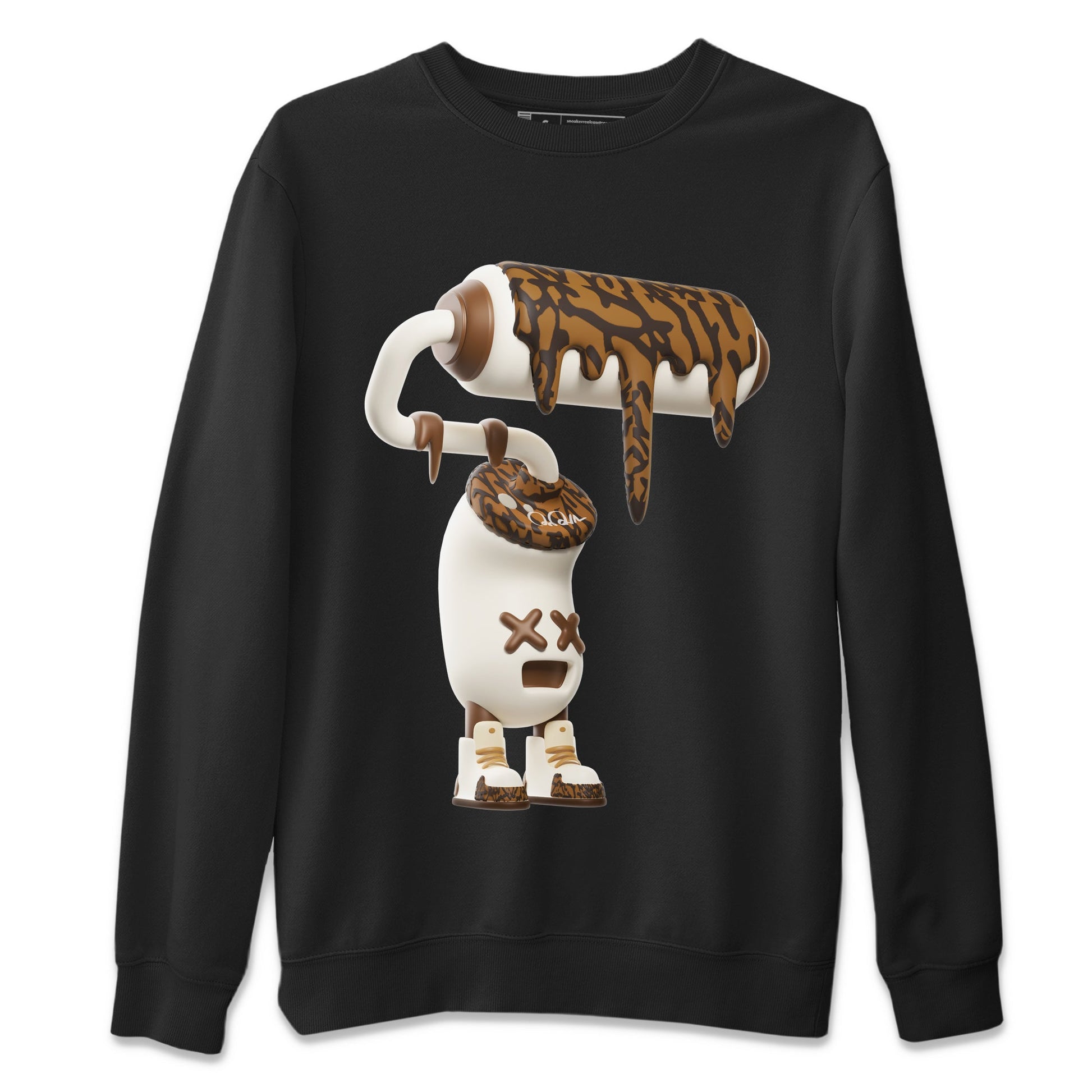 Air Jordan 3 Palomino Sneaker Match Tees 3D Paint Roller Sneaker Tees AJ3 Palomino Sneaker Release Tees Unisex Shirts Black 2