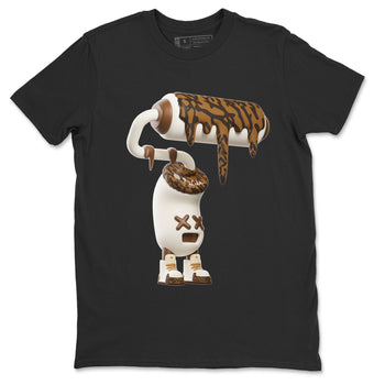 Air Jordan 3 Palomino Sneaker Match Tees 3D Paint Roller Sneaker Tees AJ3 Palomino Sneaker Release Tees Unisex Shirts Black 2