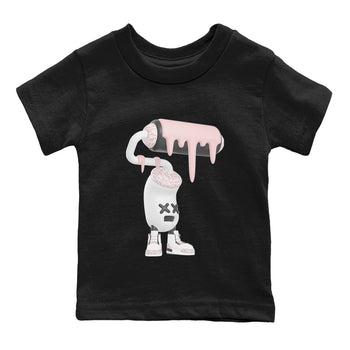 Air Jordan 3 GS Vintage Floral shirt to match jordans 3D Paint Roller sneaker tees Air Jordan 3 Vintage Floral SNRT sneaker release tees baby toddler Black 2 cotton Shirt