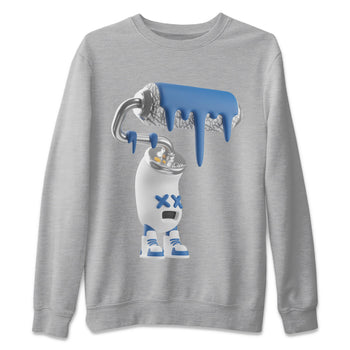 Air Jordan 3 Wizards Sneaker Match Tees 3D Paint Roller Sneaker Tees AJ3 NBA Wizards  Sneaker Release Tees Unisex Shirts Heather Grey 2
