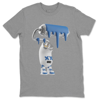 Air Jordan 3 Wizards Sneaker Match Tees 3D Paint Roller Sneaker Tees AJ3 NBA Wizards  Sneaker Release Tees Unisex Shirts Heather Grey 2