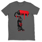 4s Bred Reimagined shirt to match jordans 3D Paint Roller sneaker tees Air Jordan 4 Bred Reimagined SNRT Sneaker Release Tees Unisex Cool Grey 2 T-Shirt