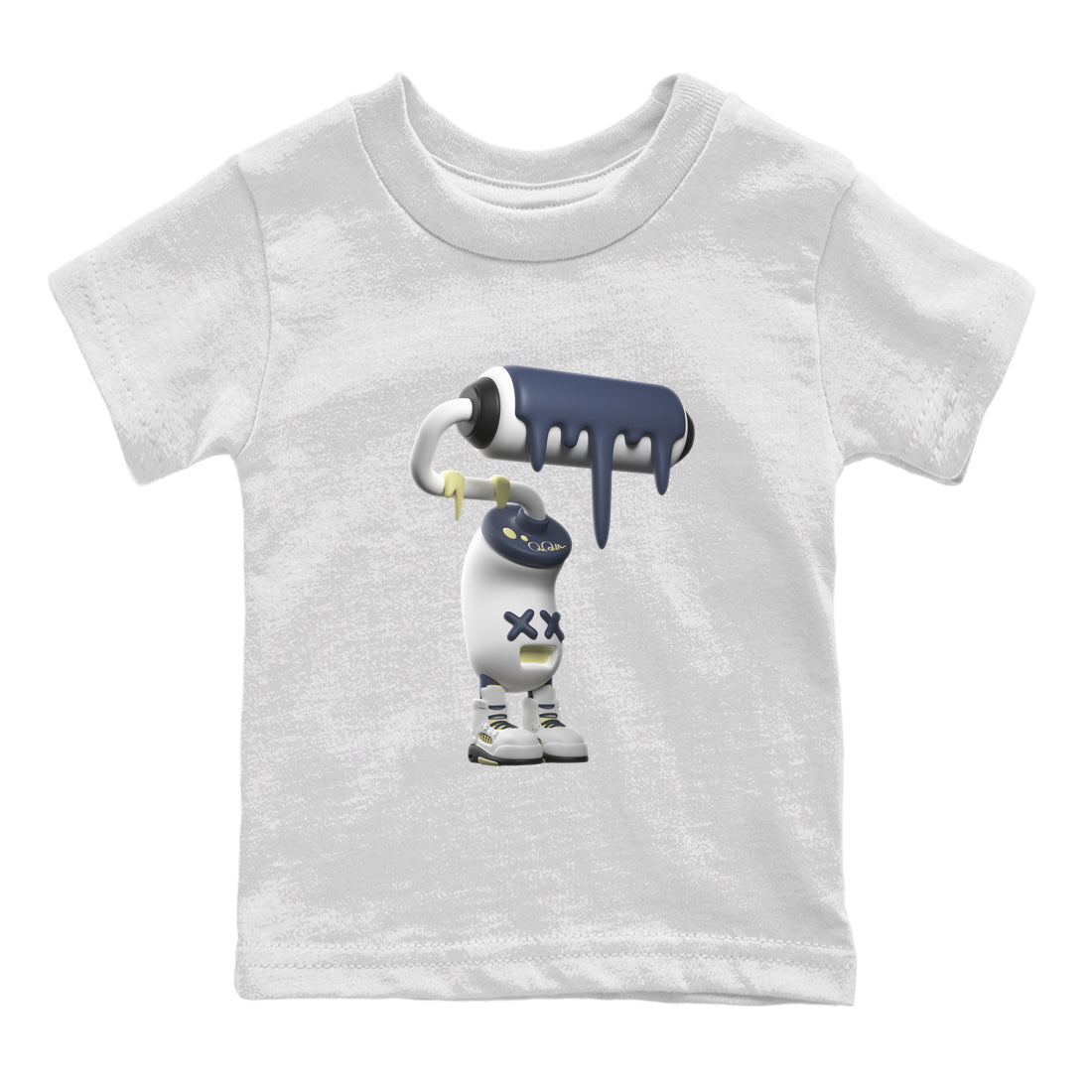 Air Jordan 5 A Ma Maniere x Photon Dust shirt to match jordans 3D Paint Roller sneaker tees Jordan 5 A Ma Maniere "Dawn" SNRT Sneaker Release Tees Baby Toddler White 2 T-Shirt