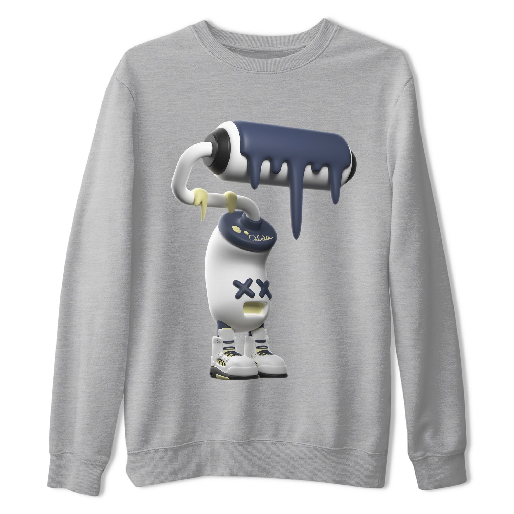 Air Jordan 5 A Ma Maniere x Photon Dust shirt to match jordans 3D Paint Roller sneaker tees Jordan 5 A Ma Maniere "Dawn" SNRT Sneaker Release Tees Unisex Heather Grey 2 T-Shirt