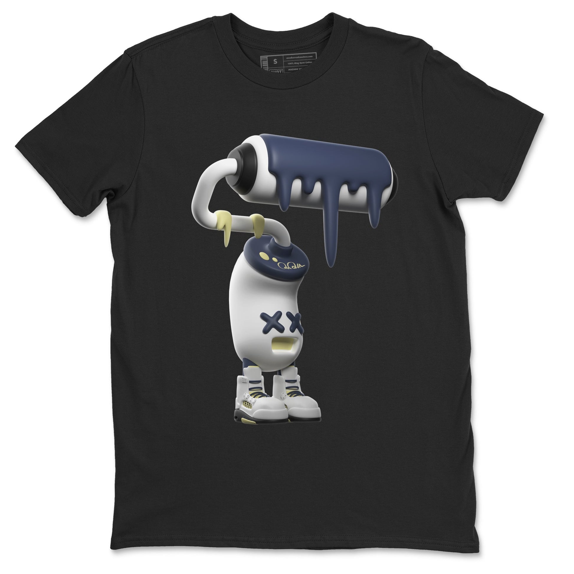 Air Jordan 5 A Ma Maniere x Photon Dust shirt to match jordans 3D Paint Roller sneaker tees Jordan 5 A Ma Maniere "Dawn" SNRT Sneaker Release Tees Unisex Black 2 T-Shirt