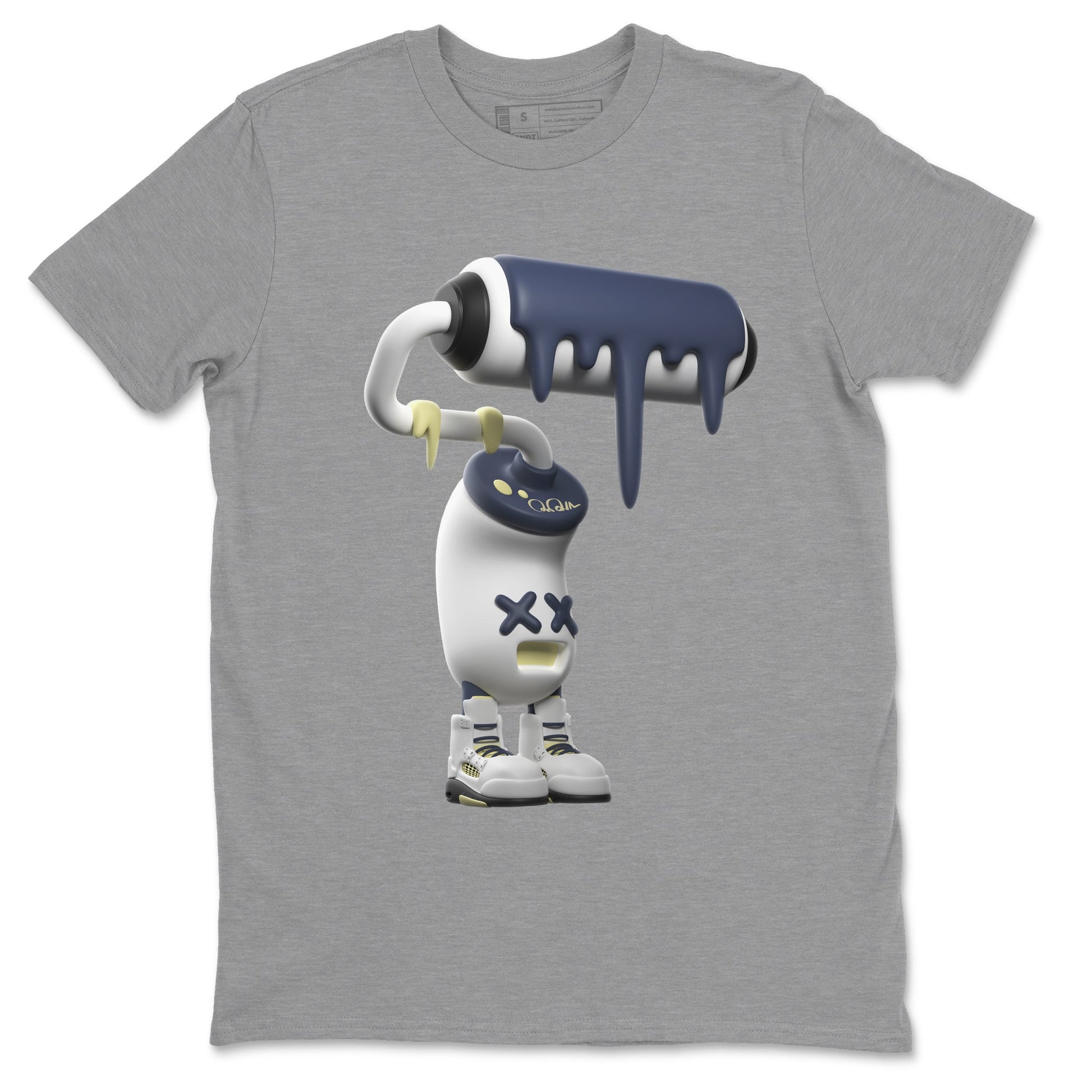 Air Jordan 5 A Ma Maniere x Photon Dust shirt to match jordans 3D Paint Roller sneaker tees Jordan 5 A Ma Maniere "Dawn" SNRT Sneaker Release Tees Unisex Heather Grey 2 T-Shirt