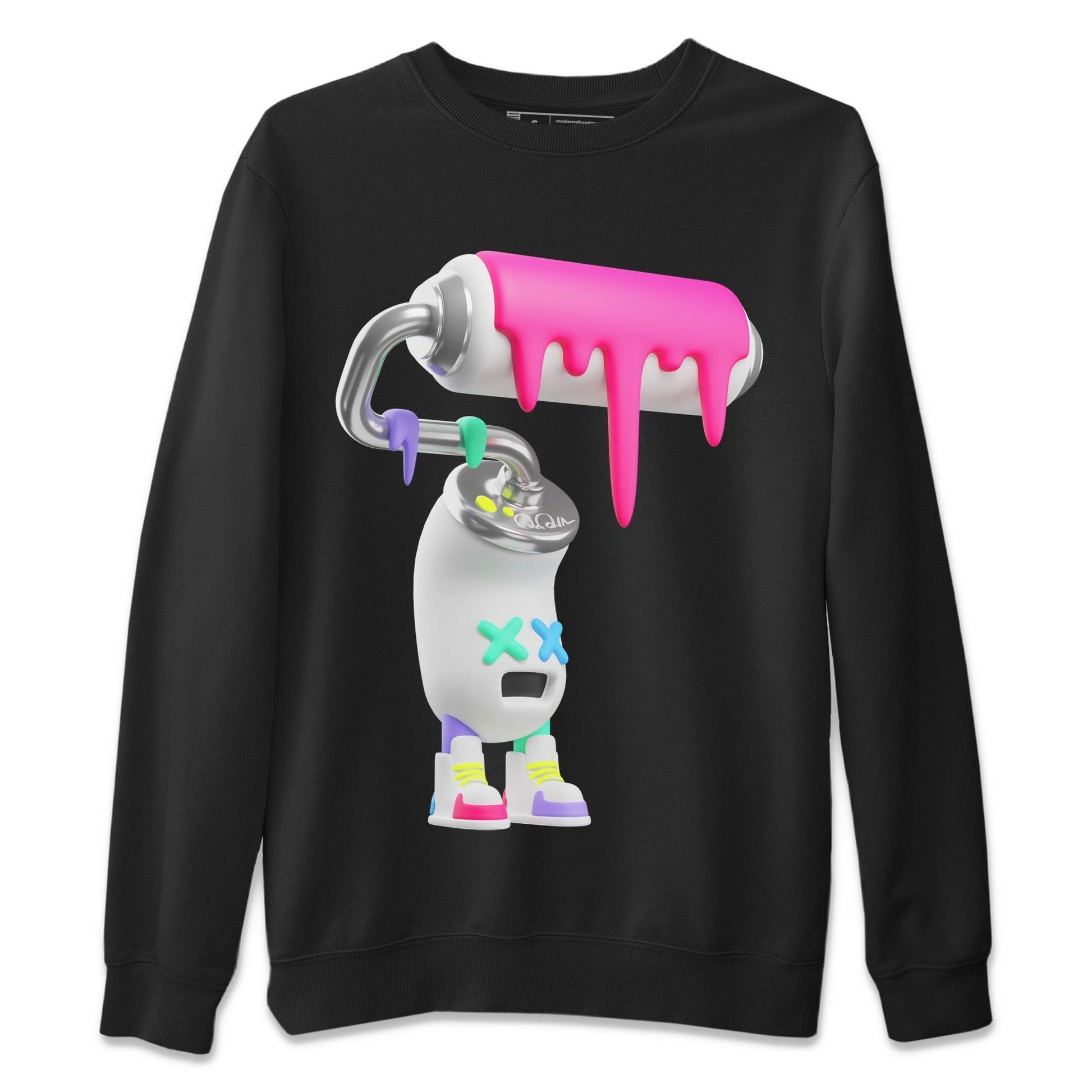 Dunk Easter Candy Sneaker Match Tees 3D Paint Roller Sneaker Tees Nike Easter Sneaker Release Tees Unisex Shirts Black 2