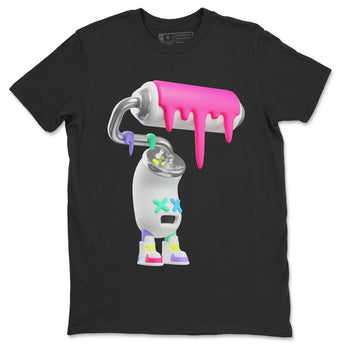 Dunk Easter Candy Sneaker Match Tees 3D Paint Roller Sneaker Tees Nike Easter Sneaker Release Tees Unisex Shirts Black 2