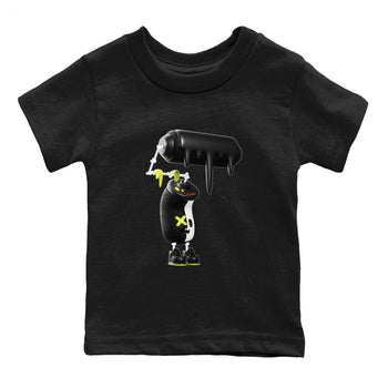Dunk Mid Premium shirt to match jordans 3D Paint Roller sneaker tees halloween horror nights Nike Dunk Halloween SNRT Sneaker Release Tees Baby Toddler Black 2 T-Shirt