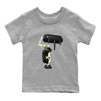 Dunk Mid Premium shirt to match jordans 3D Paint Roller sneaker tees halloween horror nights Nike Dunk Halloween SNRT Sneaker Release Tees Baby Toddler Heather Grey 2 T-Shirt
