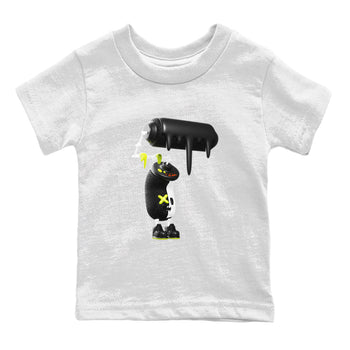 Dunk Mid Premium shirt to match jordans 3D Paint Roller sneaker tees halloween horror nights Nike Dunk Halloween SNRT Sneaker Release Tees Baby Toddler White 2 T-Shirt