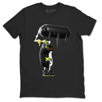 Dunk Mid Premium shirt to match jordans 3D Paint Roller sneaker tees halloween horror nights Nike Dunk Halloween SNRT Sneaker Release Tees Unisex Black 2 T-Shirt