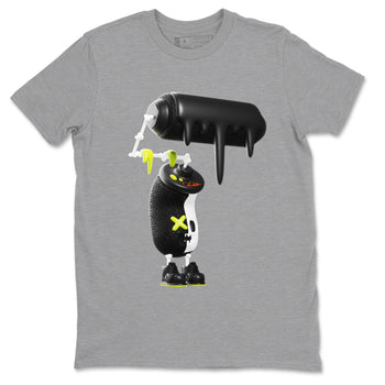 Dunk Mid Premium shirt to match jordans 3D Paint Roller sneaker tees halloween horror nights Nike Dunk Halloween SNRT Sneaker Release Tees Unisex Heather Grey 2 T-Shirt