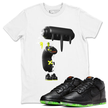 Dunk Mid Premium shirt to match jordans 3D Paint Roller sneaker tees halloween horror nights Nike Dunk Halloween SNRT Sneaker Release Tees Unisex White 1 T-Shirt