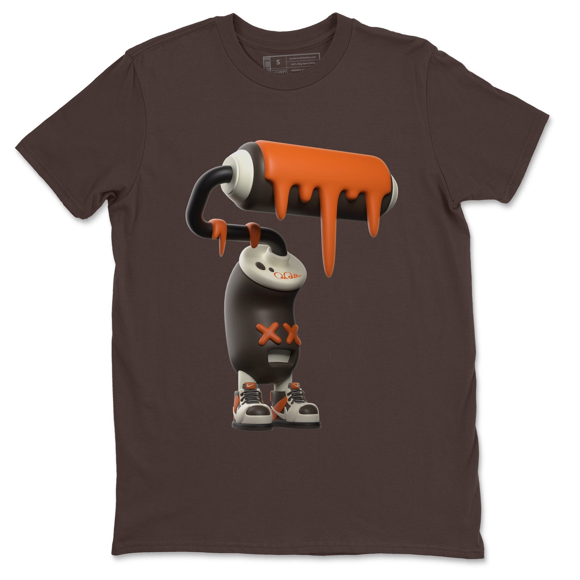 Dunk Red Panda shirt to match jordans 3D Paint Roller sneaker tees Nike Dunk LowRed Panda SNRT Sneaker Release Tees Unisex Dark Chocolate 2 T-Shirt