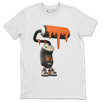 Dunk Red Panda shirt to match jordans 3D Paint Roller sneaker tees Nike Dunk LowRed Panda SNRT Sneaker Release Tees Unisex White 2 T-Shirt