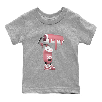 Dunk Valentines Day 2024 shirt to match jordans 3D Paint Roller sneaker tees Dunk Happy Valentines Day 2024 SNRT Sneaker Release Tees Baby Toddler Heather Grey 2 T-Shirt
