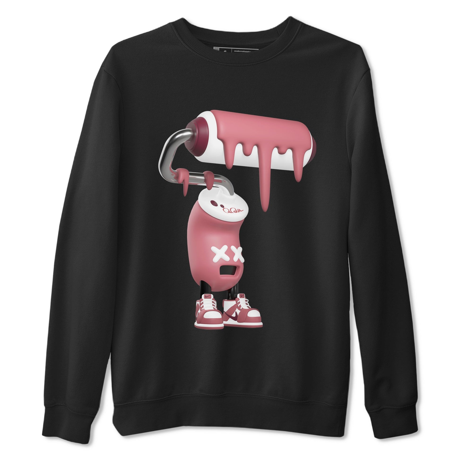 Dunk Valentines Day 2024 shirt to match jordans 3D Paint Roller sneaker tees Dunk Happy Valentines Day 2024 SNRT Sneaker Release Tees Unisex Black 2 T-Shirt