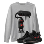 Yeezy 350 Bred shirt to match jordans 3D Paint Roller sneaker tees Adidas Yeezy Boost V2 350 Bred SNRT Sneaker Release Tees Unisex Heather Grey 1 T-Shirt