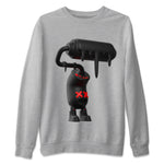 Yeezy 350 Bred shirt to match jordans 3D Paint Roller sneaker tees Adidas Yeezy Boost V2 350 Bred SNRT Sneaker Release Tees Unisex Heather Grey 2 T-Shirt