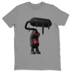 Yeezy 350 Bred shirt to match jordans 3D Paint Roller sneaker tees Adidas Yeezy Boost V2 350 Bred SNRT Sneaker Release Tees Unisex Heather Grey 2 T-Shirt