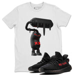 Yeezy 350 Bred shirt to match jordans 3D Paint Roller sneaker tees Adidas Yeezy Boost V2 350 Bred SNRT Sneaker Release Tees Unisex White 1 T-Shirt