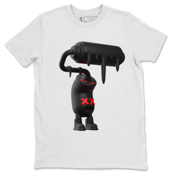 Yeezy 350 Bred shirt to match jordans 3D Paint Roller sneaker tees Adidas Yeezy Boost V2 350 Bred SNRT Sneaker Release Tees Unisex White 2 T-Shirt