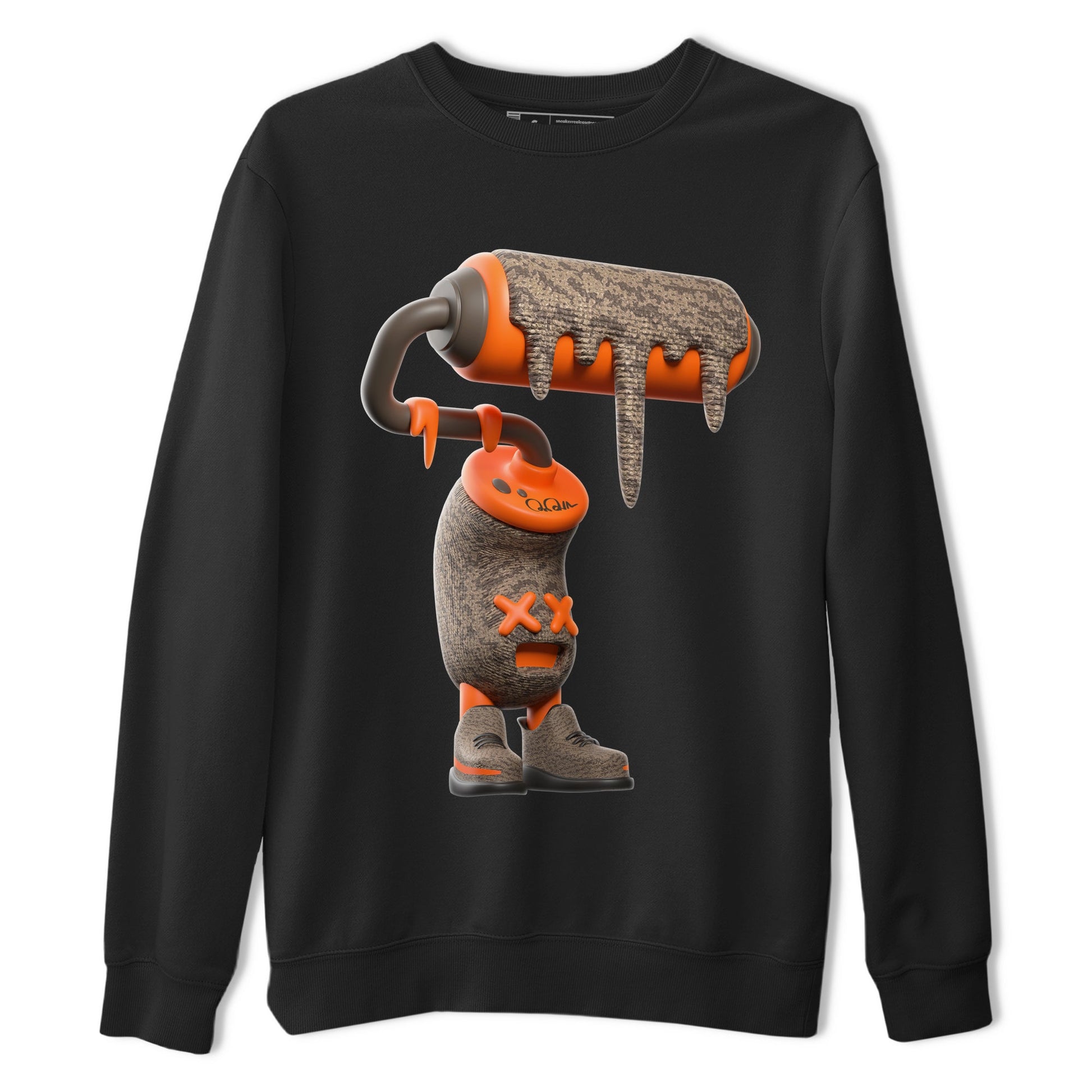 Yeezy 350 Carbon Beluga shirt to match jordans 3D Paint Roller sneaker tees Adidas Yeezy Boost 350 Carbon Beluga SNRT Sneaker Release Tees Unisex Black 2 T-Shirt