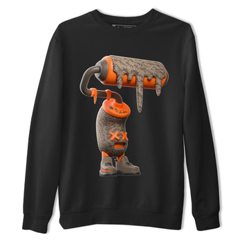 Yeezy 350 Carbon Beluga shirt to match jordans 3D Paint Roller sneaker tees Adidas Yeezy Boost 350 Carbon Beluga SNRT Sneaker Release Tees Unisex Black 2 T-Shirt