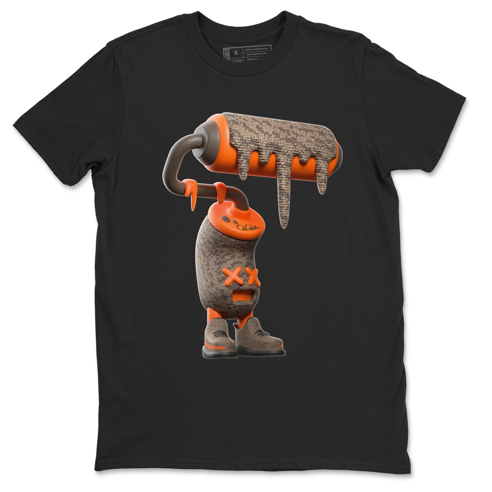 Yeezy 350 Carbon Beluga shirt to match jordans 3D Paint Roller sneaker tees Adidas Yeezy Boost 350 Carbon Beluga SNRT Sneaker Release Tees Unisex Black 2 T-Shirt