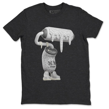 Yeezy 350 Static shirt to match jordans 3D Paint Roller sneaker tees Adidas Yeezy 350 Static SNRT Sneaker Release Tees Unisex Charcoal Heather 2 T-Shirt