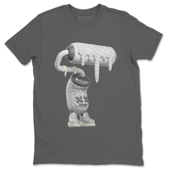 Yeezy 350 Static shirt to match jordans 3D Paint Roller sneaker tees Adidas Yeezy 350 Static SNRT Sneaker Release Tees Unisex Cool Grey 2 T-Shirt