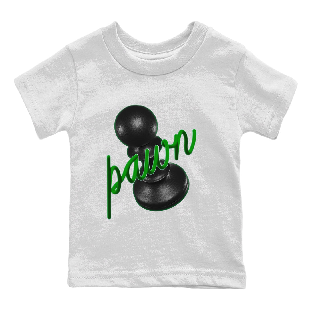 Air Jordan 1 Celtics Sneaker Match Tees 3D Pawn Sneaker Tees AJ1 High OG Lucky Green Sneaker Release Tees Kids Shirts White 2
