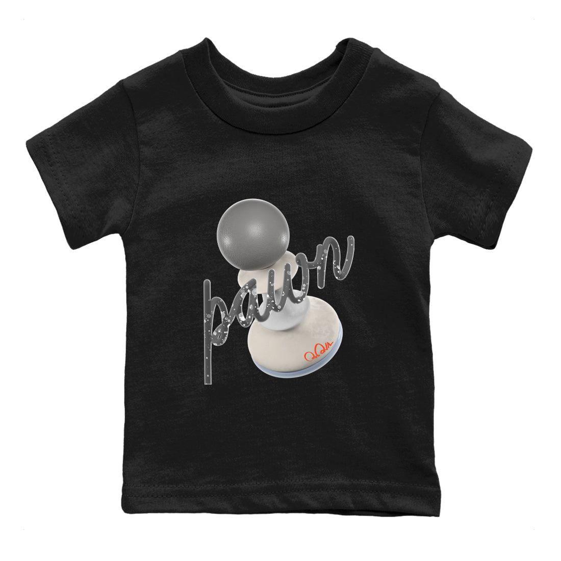 Air Jordan 5 Craft Sneaker Match Tees 3D Pawn Sneaker Tees AJ5 SE Craft Sneaker Release Tees Kids Shirts Black 2