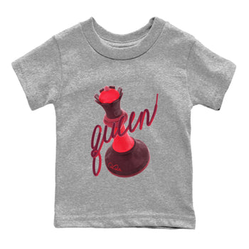 Air Force 1 Layers of Love shirt to match jordans 3D Queen sneaker tees af1 Layers of Love SNRT sneaker release tees baby toddler Heather Grey 2 cotton Shirt