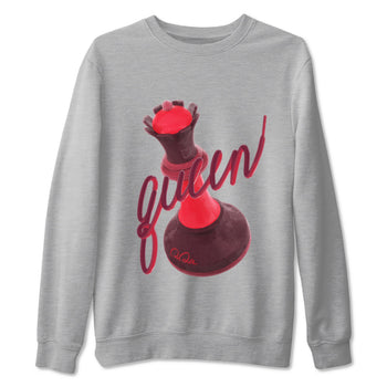 Air Force 1 Layers of Love shirt to match jordans 3D Queen sneaker tees af1 Layers of Love SNRT Sneaker Release Tees unisex cotton Heather Grey 2 crew neck shirt