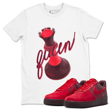 Air Force 1 Layers of Love shirt to match jordans 3D Queen sneaker tees af1 Layers of Love SNRT Sneaker Release Tees unisex cotton White 1 crew neck shirt