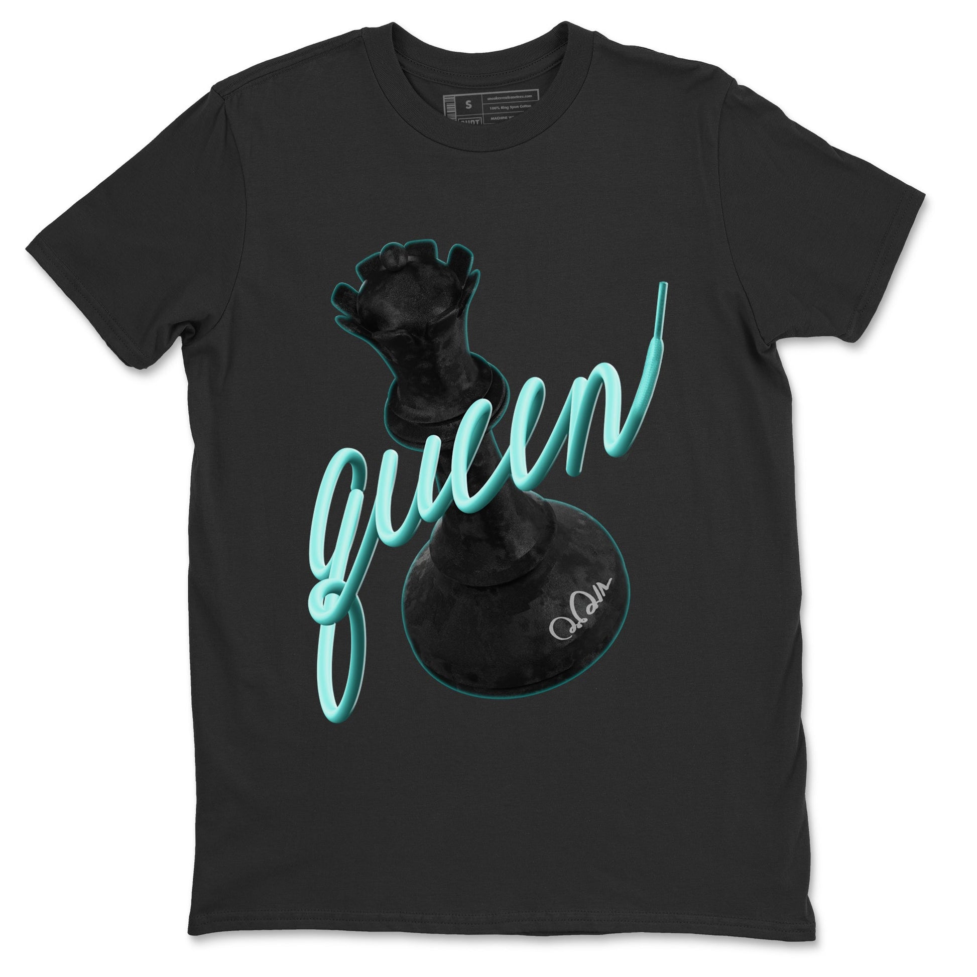 Air Force 1 Tiffany Sneaker Match Tees 3D Queen Sneaker Tees Nike Tiffany AF1Sneaker Release Tees Unisex Shirts Black 2