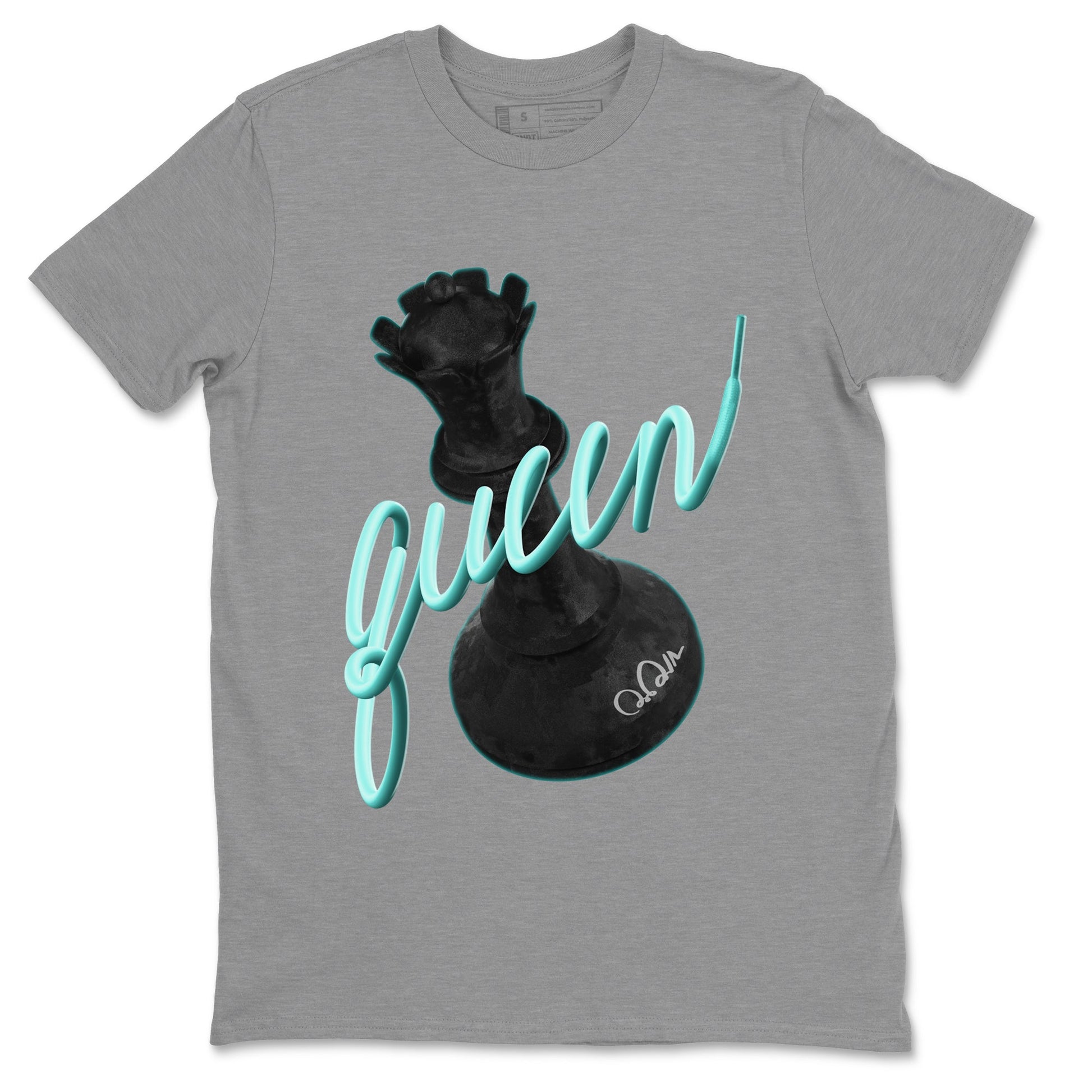 Air Force 1 Tiffany Sneaker Match Tees 3D Queen Sneaker Tees Nike Tiffany AF1Sneaker Release Tees Unisex Shirts Heather Grey 2