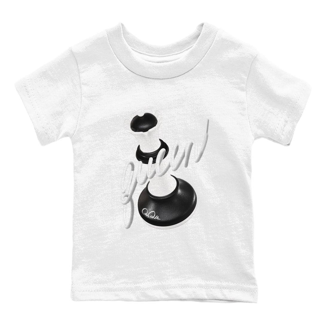 1s Black White shirt to match jordans 3D Queen sneaker tees Air Jordan 1 High OG Black White SNRT sneaker release tees baby toddler White 2 cotton Shirt