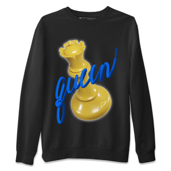 Jordan 1 Game Royal Varsity Maize Sneaker Match Tees 3D Queen Sneaker Tees Jordan 1 Game Royal Varsity Maize Sneaker Release Tees Unisex Shirts