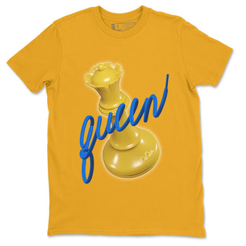 Jordan 1 Game Royal Varsity Maize Sneaker Match Tees 3D Queen Sneaker Tees Jordan 1 Game Royal Varsity Maize Sneaker Release Tees Unisex Shirts