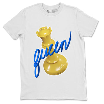 Jordan 1 Game Royal Varsity Maize Sneaker Match Tees 3D Queen Sneaker Tees Jordan 1 Game Royal Varsity Maize Sneaker Release Tees Unisex Shirts