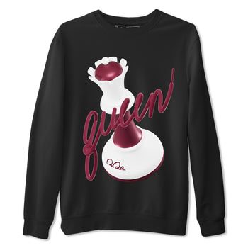 1s Metallic Burgundy shirt to match jordans 3D Queen sneaker tees AJ1 Metallic Burgundy SNRT Sneaker Release Tees Unisex Black 2 T-Shirt