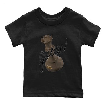 Air Jordan 1 Palomino shirt to match jordans 3D Queen sneaker tees AJ1 High Palomino SNRT Sneaker Release Tees Baby Toddler Black 2 T-Shirt