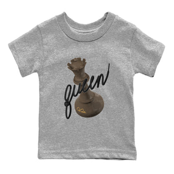 Air Jordan 1 Palomino shirt to match jordans 3D Queen sneaker tees AJ1 High Palomino SNRT Sneaker Release Tees Baby Toddler Heather Grey 2 T-Shirt