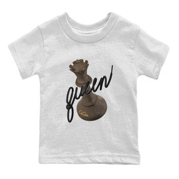 Air Jordan 1 Palomino shirt to match jordans 3D Queen sneaker tees AJ1 High Palomino SNRT Sneaker Release Tees Baby Toddler White 2 T-Shirt